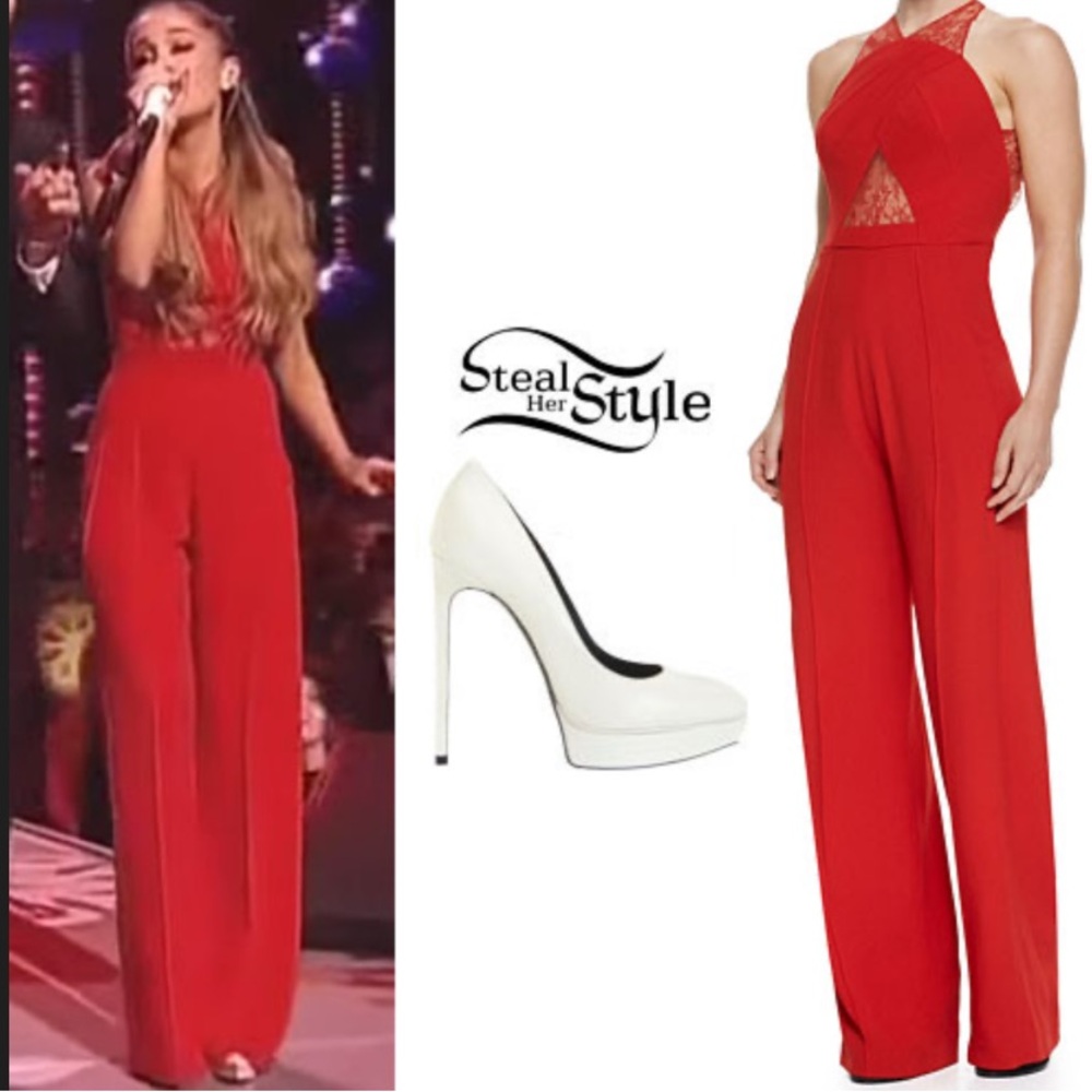 Noam Hanoch Red Women's Jumpsuit ASO Ariana grande and Carmen electrica size 0